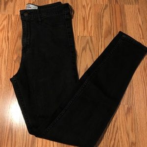 Hollister high rise high waisted black jeggings